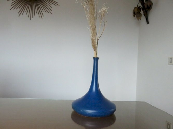 VASE EN CERAMIQUE PLASCASSIER DE GRASSE POTERIE DE LA BRAGUE ANNEES 60 70