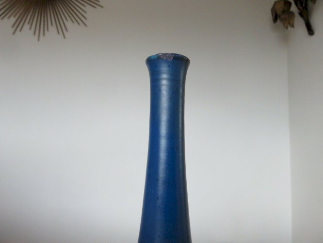 VASE EN CERAMIQUE PLASCASSIER DE GRASSE POTERIE DE LA BRAGUE ANNEES 60 70