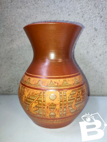 vase en ceramique style amerique du sud signé Serge jamet en bon etat