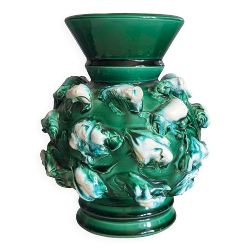Vase en céramique Vallauris 1950s