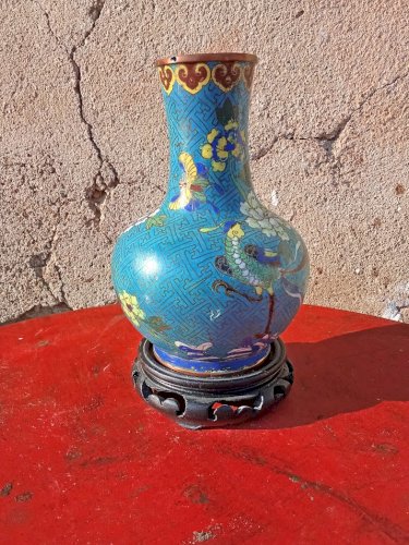 Vase en cloisonné Chinois