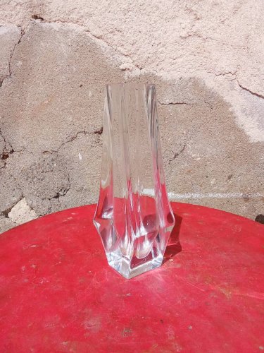 Vase en cristal de Daum 