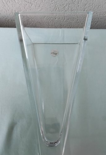 Vase en cristal design