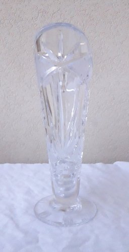 Vase en cristal taillé