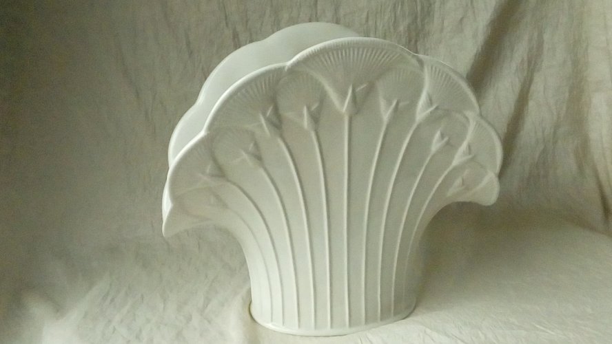 VASE EN FAIENCE ART DECO CHAUMETTE ITALIE*