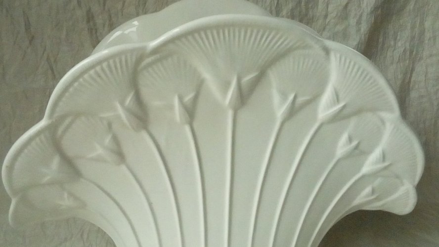 VASE EN FAIENCE ART DECO CHAUMETTE ITALIE*