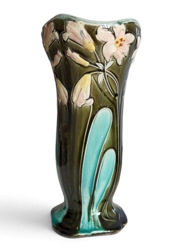 Vase en faïence De Bruyn Lille Fives / Art Nouveau