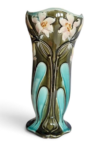 Vase en faïence De Bruyn Lille Fives / Art Nouveau