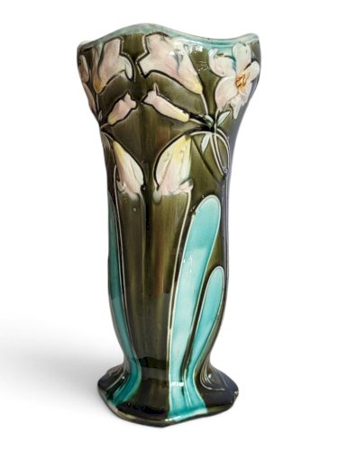 Vase en faïence De Bruyn Lille Fives / Art Nouveau