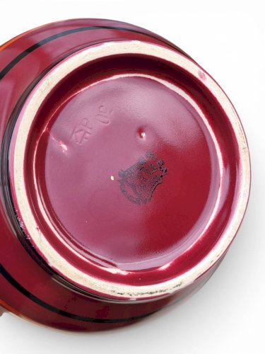 Vase en faïence de Gien 1940-60