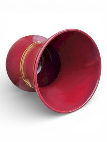 Vase en faïence de Gien 1940-60