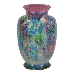 Vase en Faïence, Morvan, 1970s