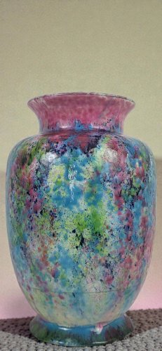 Vase en Faïence, Morvan, 1970s