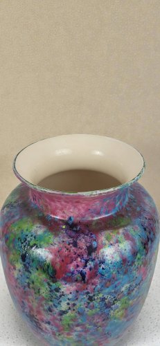 Vase en Faïence, Morvan, 1970s