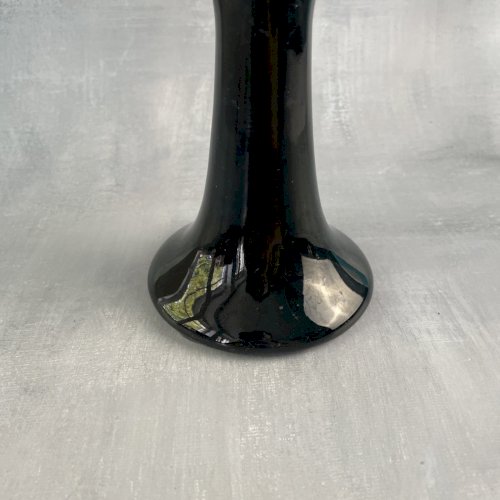 Vase en faïence style art nouveau forme de fleur tulipe , Belgique Thulin ?