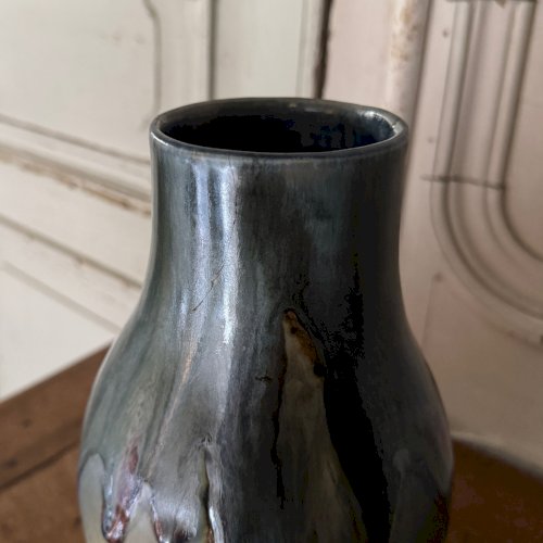Vase en grès 1900 marquage en creux M3644