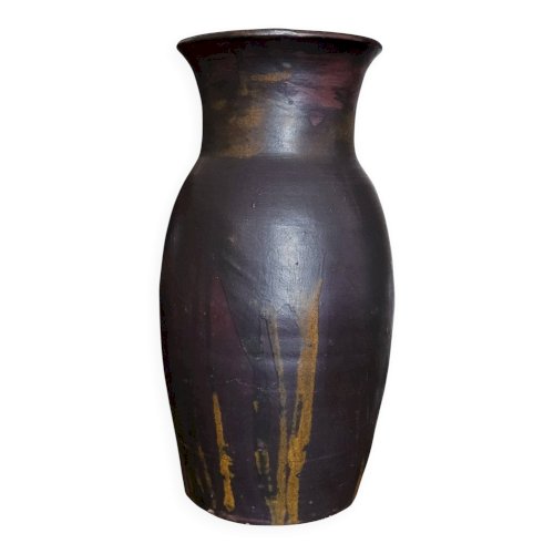 Vase en grès de Lucien Arnaud / Puisaye