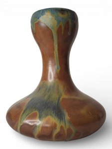 Stoneware vase from Puisaye signed Alfred Lebret (1871-1955)