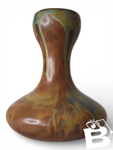 Vase en grès de Puisaye signé Alfred Lebret (1871-1955)