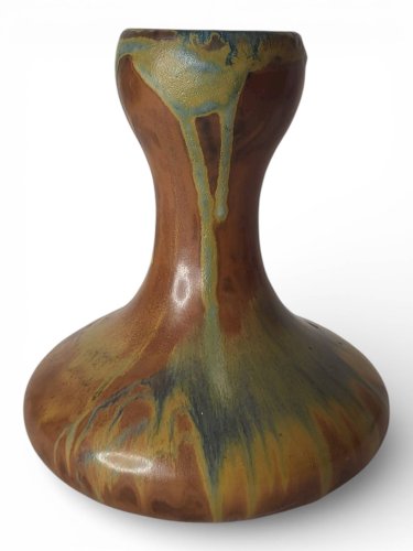 Vase en grès de Puisaye signé Alfred Lebret (1871-1955)