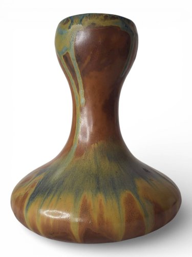Vase en grès de Puisaye signé Alfred Lebret (1871-1955)