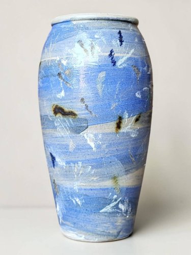 Vase en grès japonisant