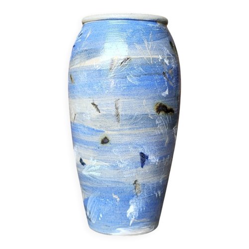 Vase en grès japonisant
