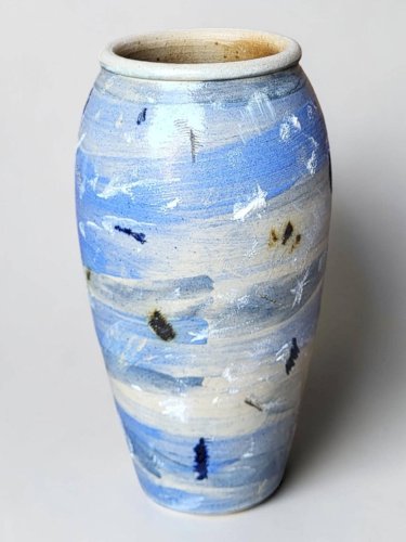 Vase en grès japonisant