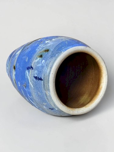 Vase en grès japonisant