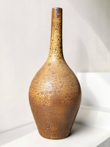 Pyrite Stone Vase Michel Dumont / Puisaye