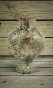 Vase en grès signé Anne Marie Sybesma De Bay, alias MIEP La Borne