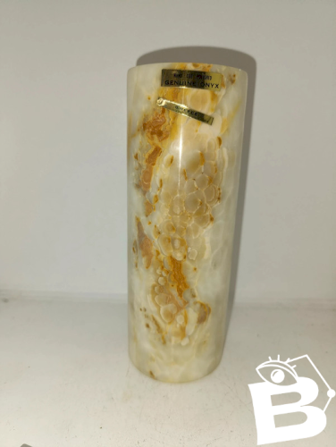 vase en onyx fait main de fabrication Grèce en bon etat