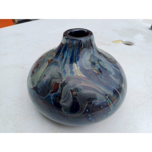 Vase en Pate de Verre de Louis Leloup , Val St Lambert