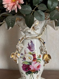 porcelain vase - floral pattern
