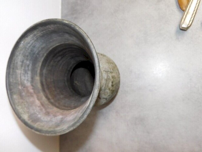 VASE EN TERRE BRUNE 1970 SCULPTURE