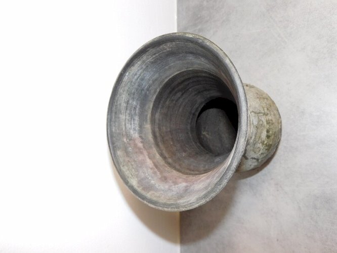 VASE EN TERRE BRUNE 1970 SCULPTURE