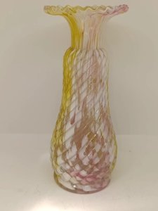 swirling effect glass vase Legras said Clichy in good condition