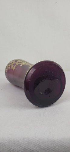 Vase en verre émaillé 1900