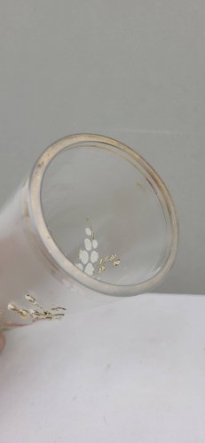 Vase en verre émaillé 1900