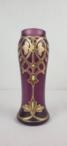 Vase en Verre Émaillé, 1930s