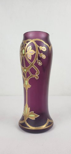 Vase en Verre Émaillé, 1930s