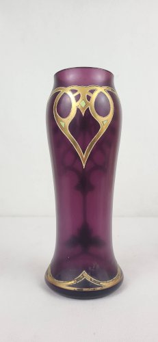 Vase en Verre Émaillé, 1930s