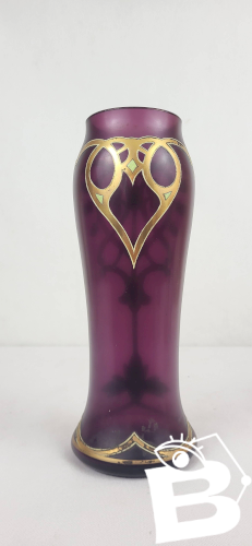 Vase en Verre Émaillé, 1930s