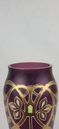 Vase en Verre Émaillé, 1930s