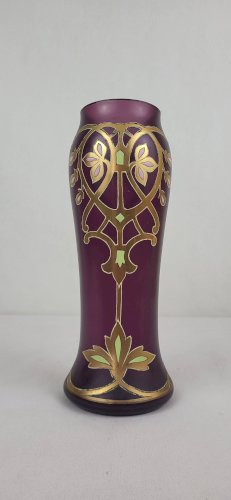 Vase en Verre Émaillé, 1930s