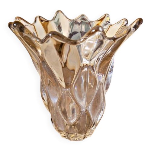 Vase en verre évasé en forme de fleur