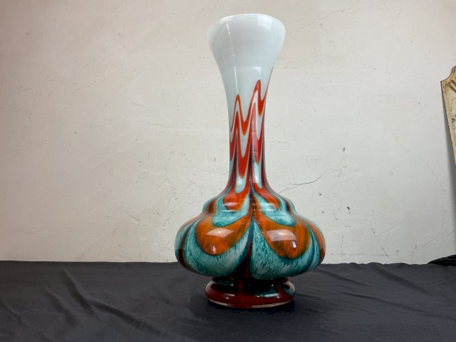 Vase En Verre Murano multicolore Carlo Moretti année 1960-70
