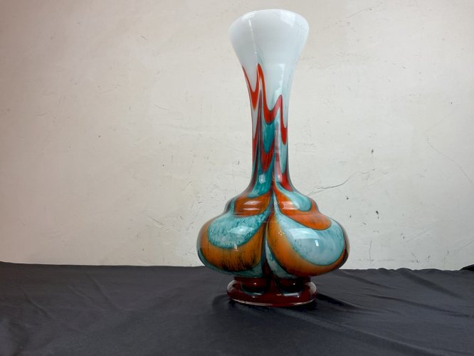 Vase En Verre Murano multicolore Carlo Moretti année 1960-70