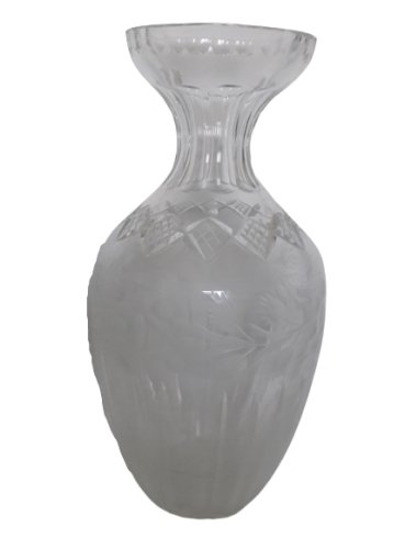 Vase en verre ou cristal taillé