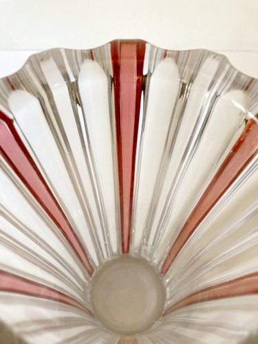 Vase en verre signé Pierre D'Avesn, années 1940